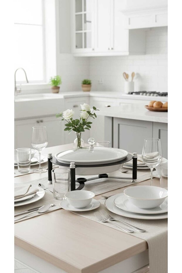 Buffet warmer, oval serving dish, 16 cm - 1