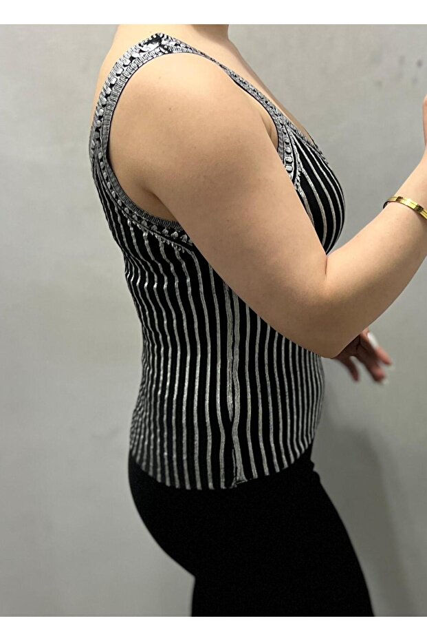 Askılı deri crop model - 2