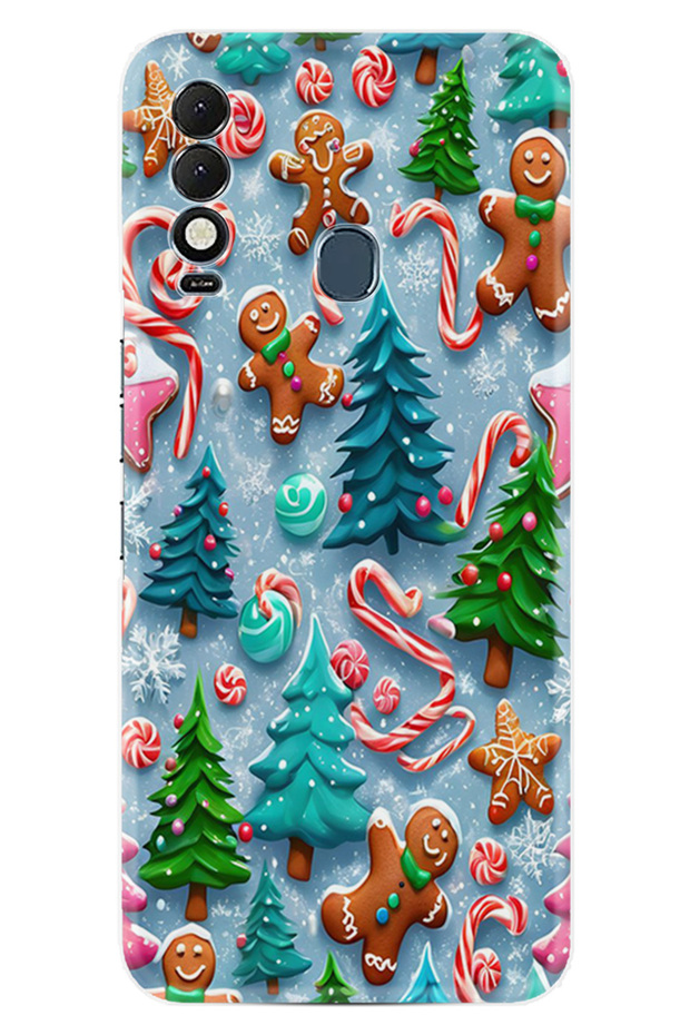 Spark 8t Case Patterned Printed High Protection New Year Series Cover Christmas-2.Jpg