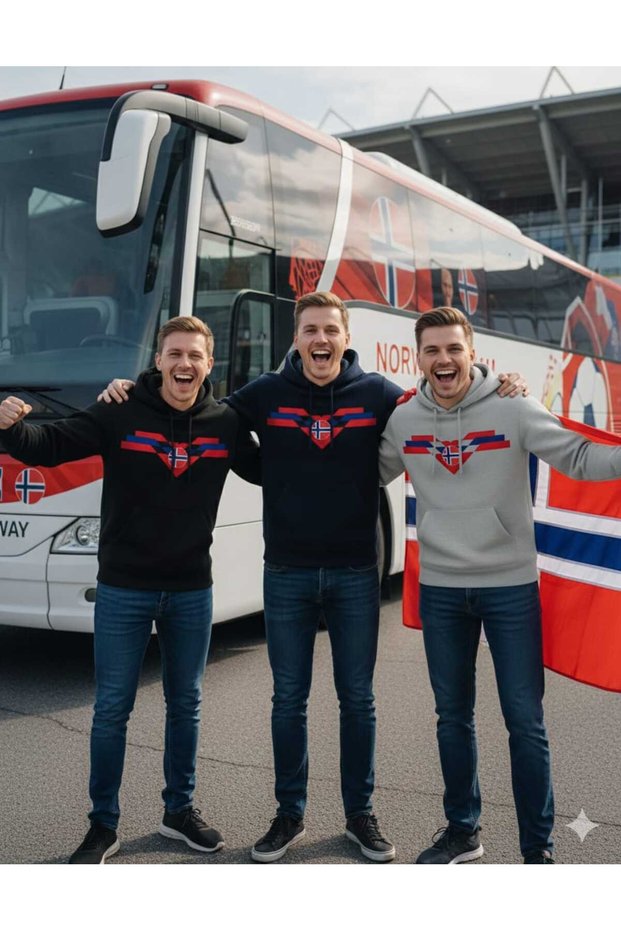 Norway Norge Hoodie Fleece