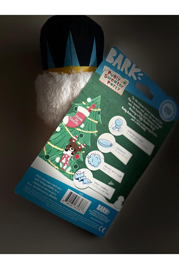 Yılbaşı Nutcracker Köpek Oyuncağı - Sesli Peluş - 2