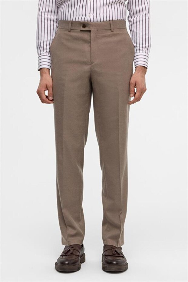 Kiremit Regular Düz Pantolon - 3