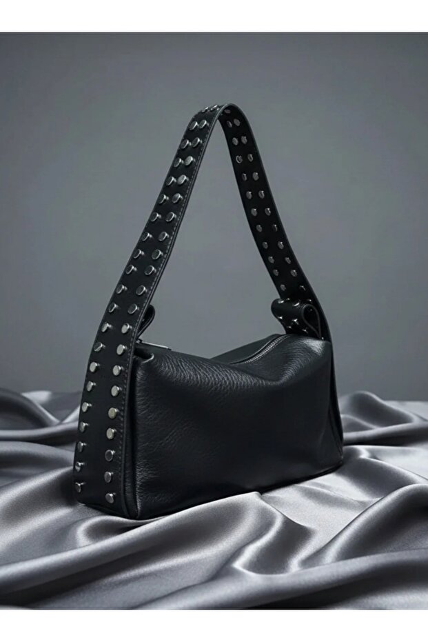 Shoulder Hand Bag Zimba Detail Soft Large Compartment a Quality Baguette Bag