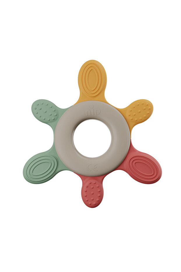 Eco Friendly Green Teething Ring – Ergonomic Baby Teether Toy