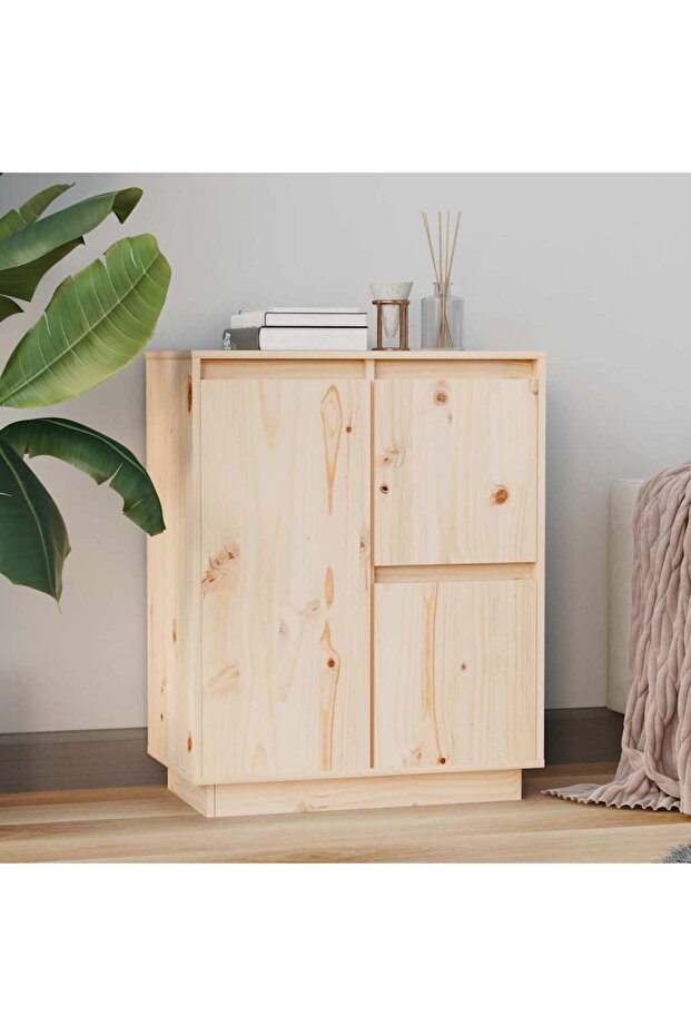 Sideboard 60x34x75 cm Solid Wood Pine