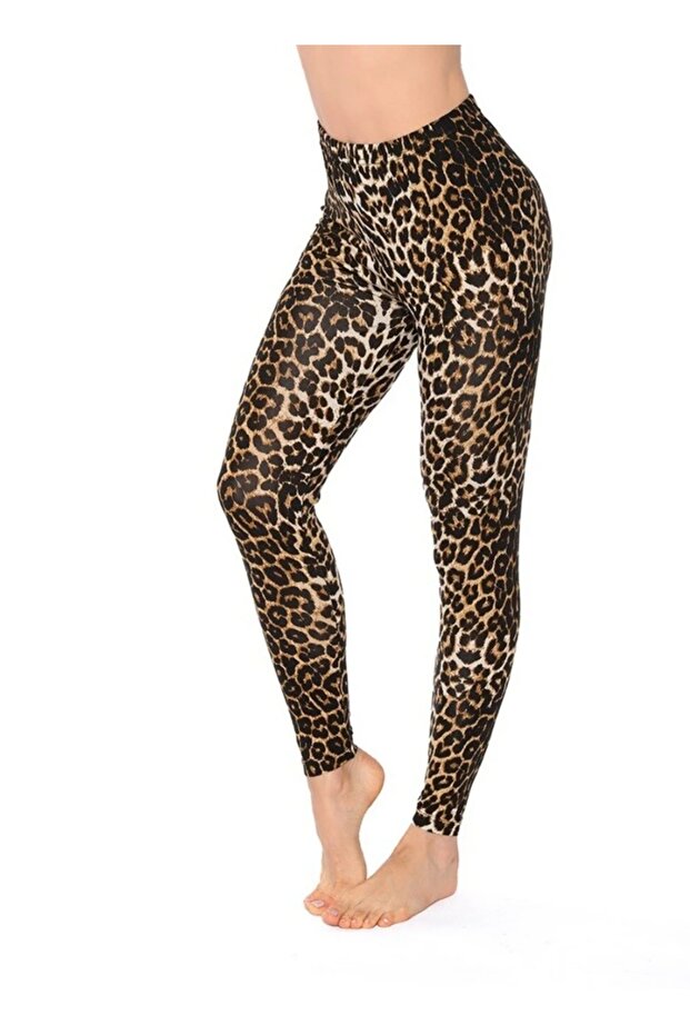 Leopard Patterned Tights - 1