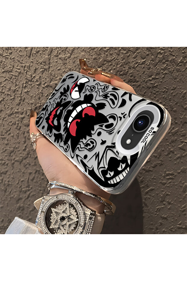 حافظة عصرية متوافقة مع آيفون 16e، غطاء سيليكون مع واقي خلفي من الأكريليك - 4