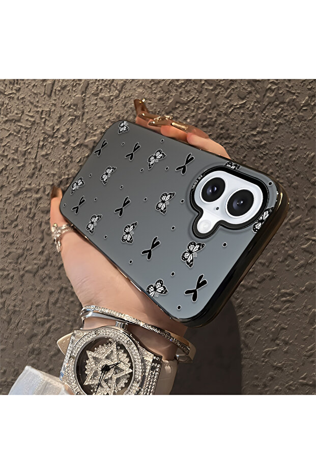 غطاء حماية متوافق مع آيفون 16 مصنوع من السيليكون الأكريليكي مع حافة سيليكون واقية - 3