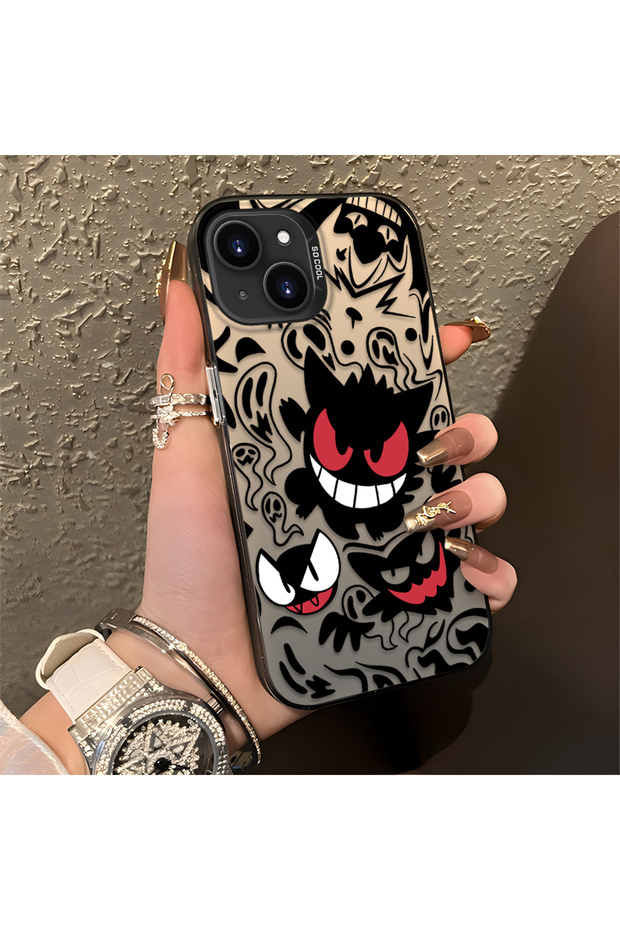 حافظة عصرية متوافقة مع آيفون 15 بلس/14 بلس، غطاء سيليكون مع واقي خلفي من الأكريليك - 3