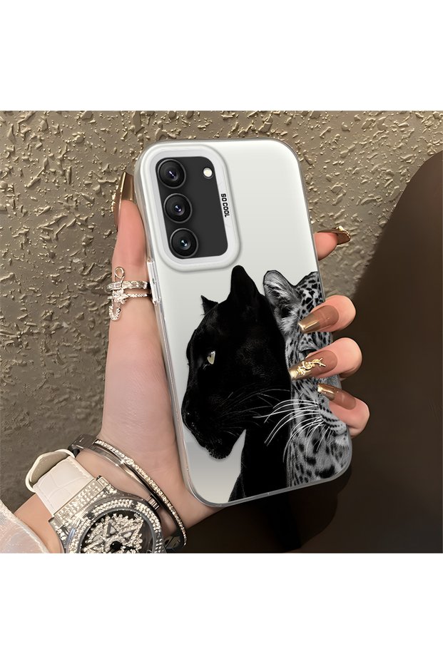 Samsung Galaxy S22 Compatible Case Hard Shell Anti Fall Phone Case Tiger