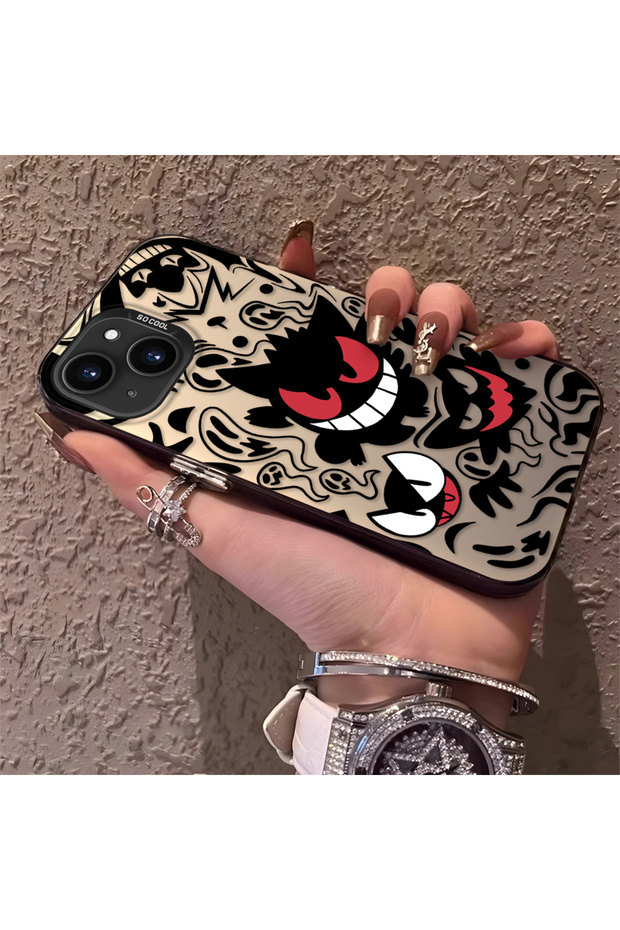 حافظة عصرية متوافقة مع آيفون 15 بلس/14 بلس، غطاء سيليكون مع واقي خلفي من الأكريليك - 1