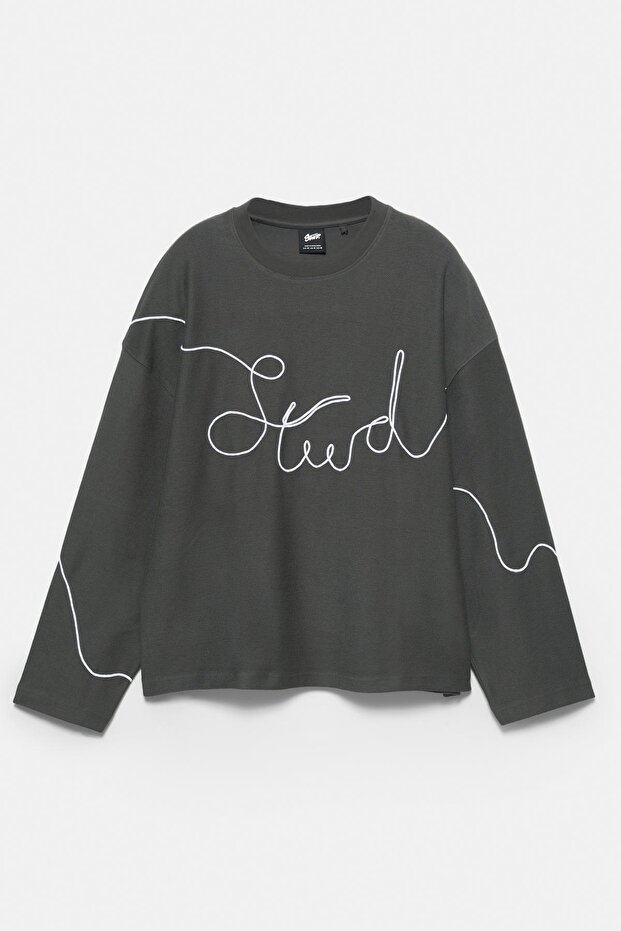 STWD bağcıklı sweatshirt - 6