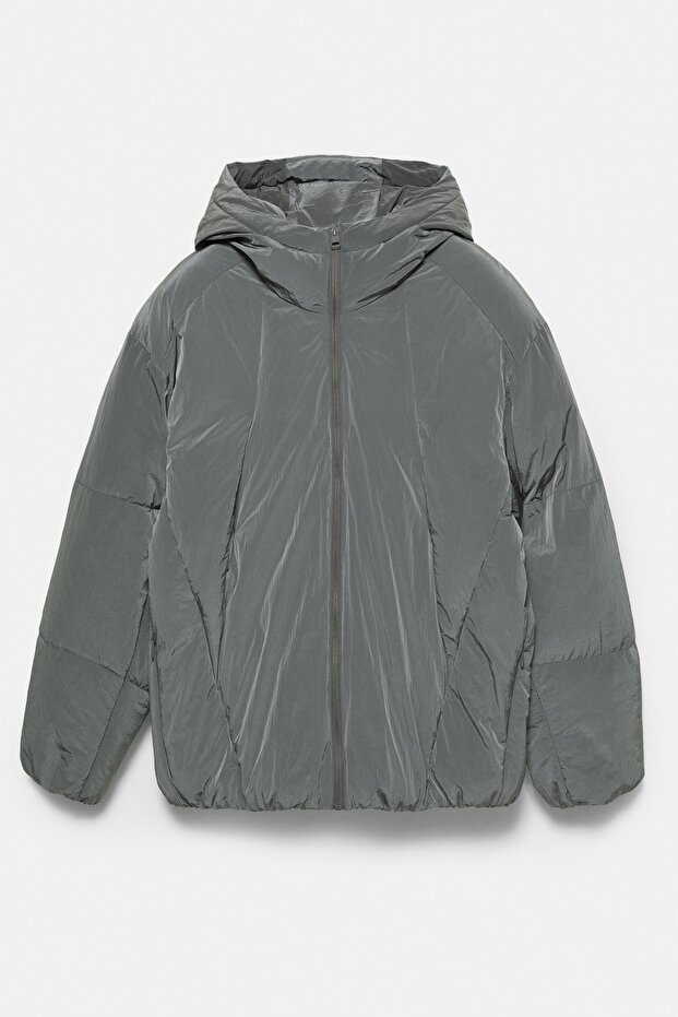 Kesimli şişme ceket - 6