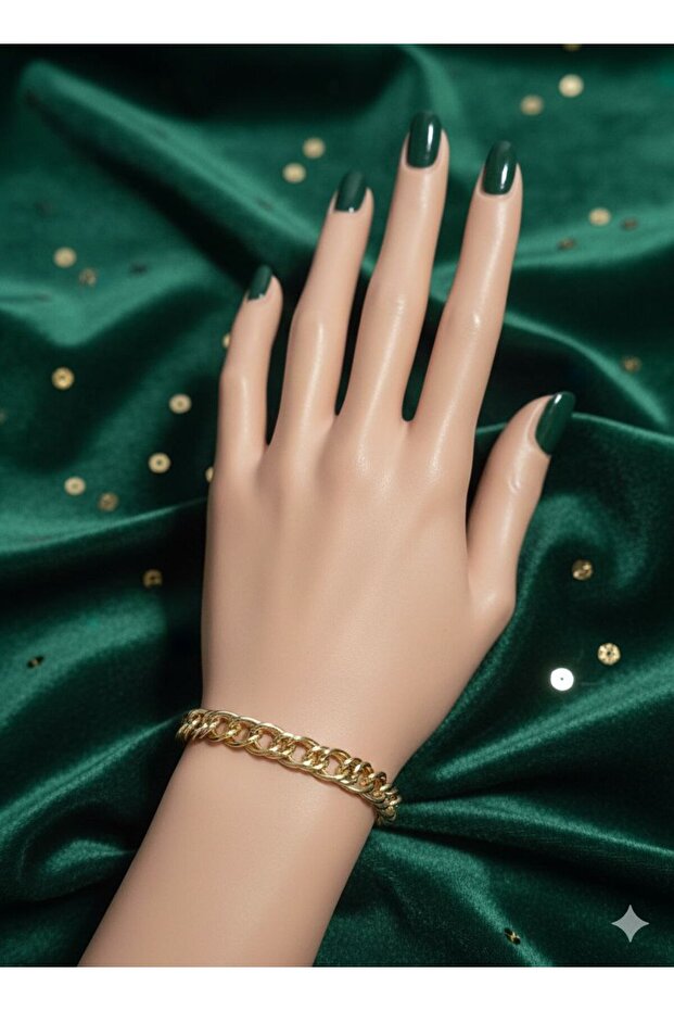 Gold Color Elegant Chain Women's Bracelet