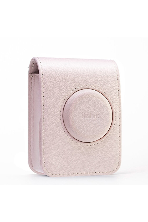 Mini Evo Pembe Deri Çanta - 1