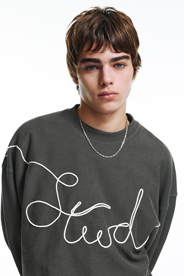 STWD bağcıklı sweatshirt - 5