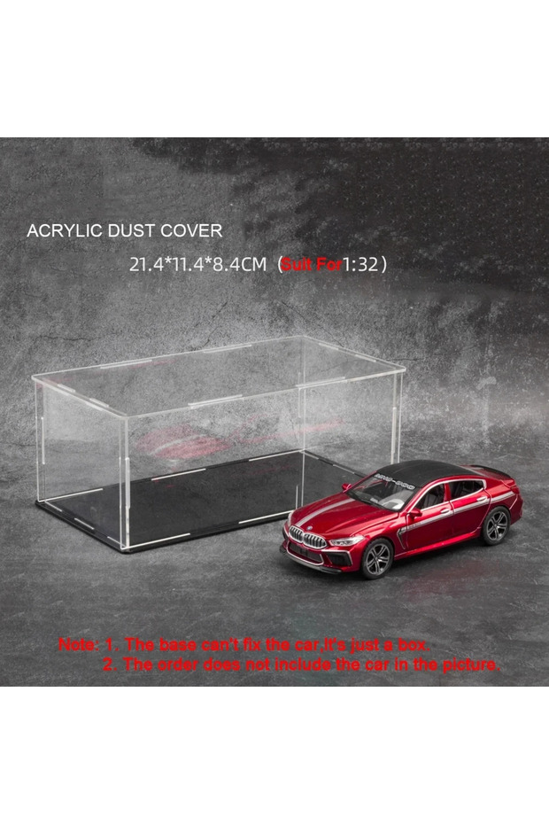 1-32 Box 1/32 1/24 Acrylic Transparent Toy Car Model Display Box Plastic Dust Cover High Transmittan