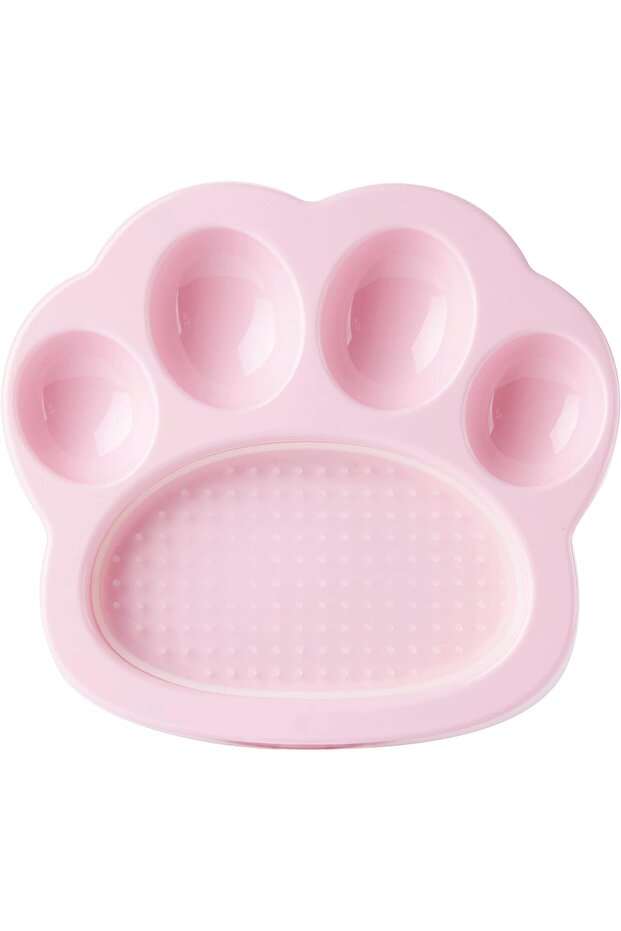 PetDreamHouse PAW 2-IN-1 Mini Slow Feeder & Lick Pad Baby Pink