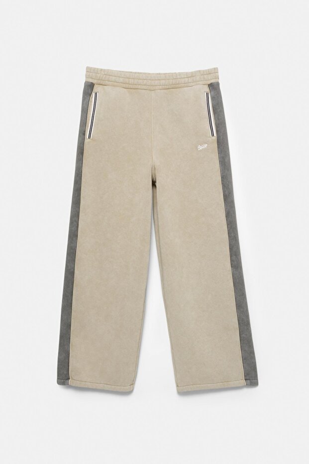 Çizgili jogger eşofman altı - 8