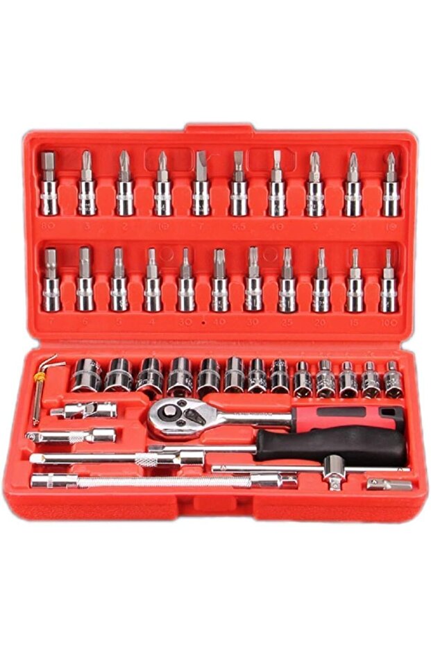 مجموعة مفكات براغي 46 في 1 مع رؤوس ومفاتيح ربط - 7