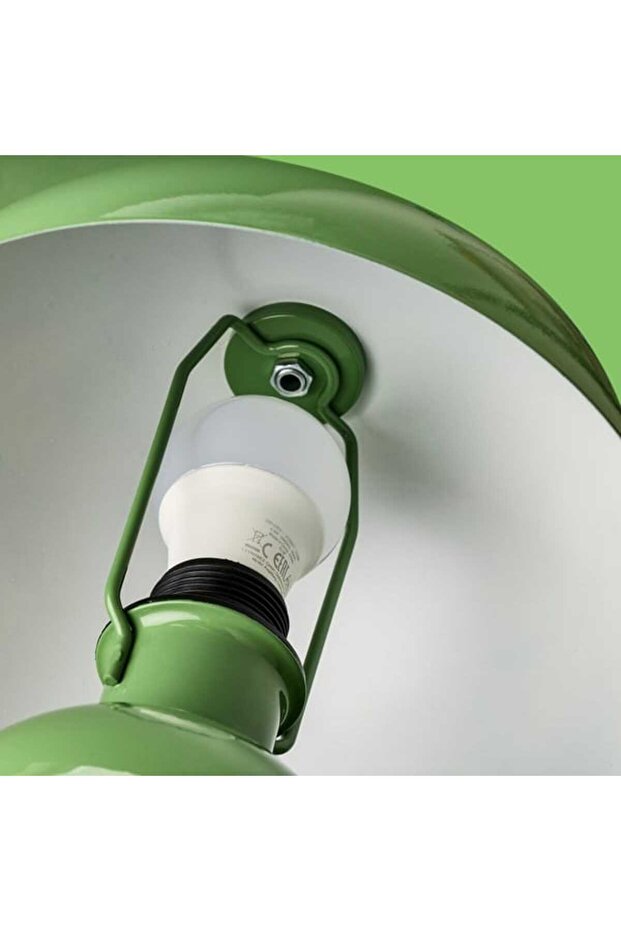 Lighting Metal Mantar Abajur - Haki - 4