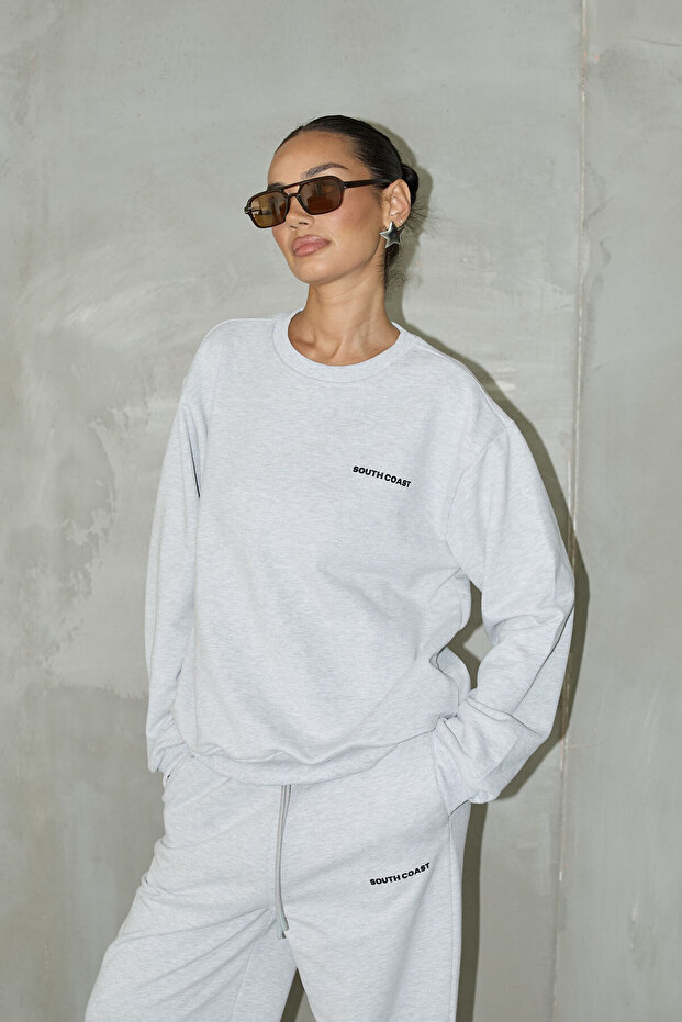 Basic Sweatshirt Ve Jogger Pantolon Takım - 6