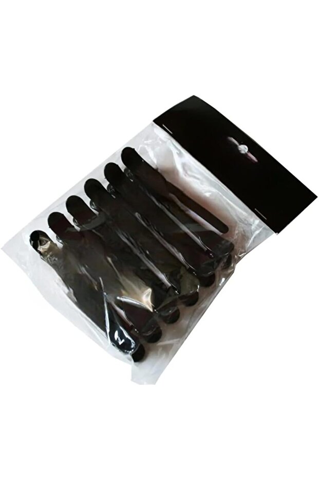 12Pcs/Set Black Salon Hairdressing Clips