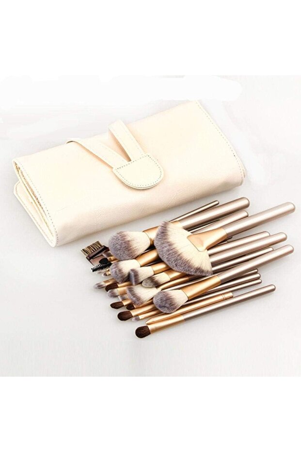 Makeup Brush Set White Make-up Brush 18 Brush Set