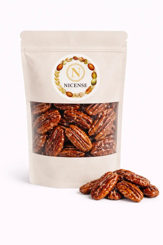 Caramelised Pecans 500G | Premium Crunchy Roasted Pecans with Rich Caramel Coating