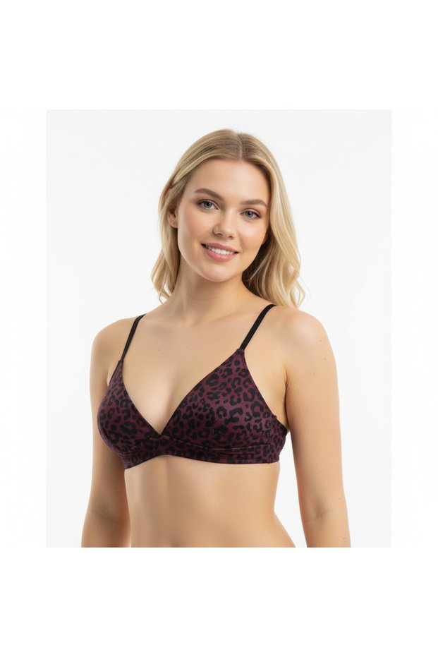 Women's Wire Free Unsupportive Triangle Bralette Bra Bb2112