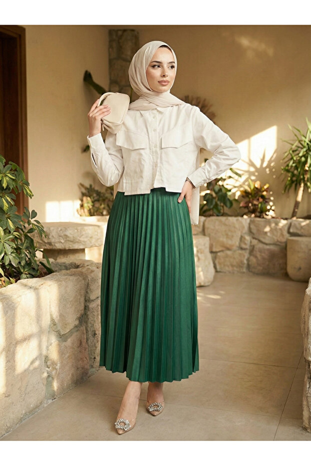 Ince Piliseli Model Etek - 3