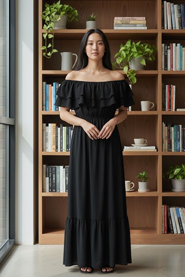 uzun rahat elbıse - 1