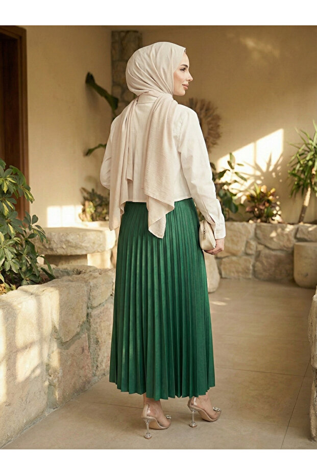 Ince Piliseli Model Etek - 4