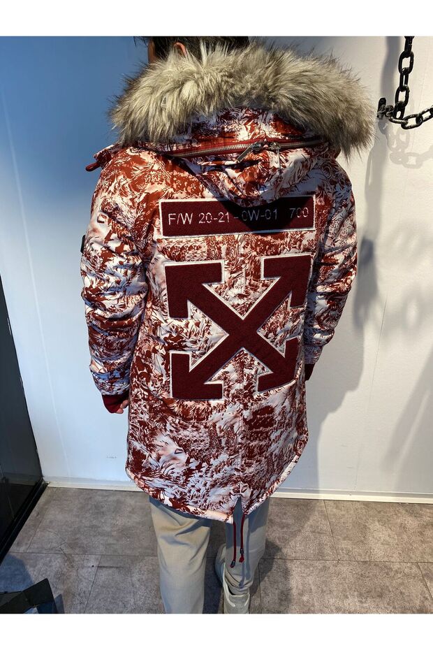 Dağ Desenli Mont - 4