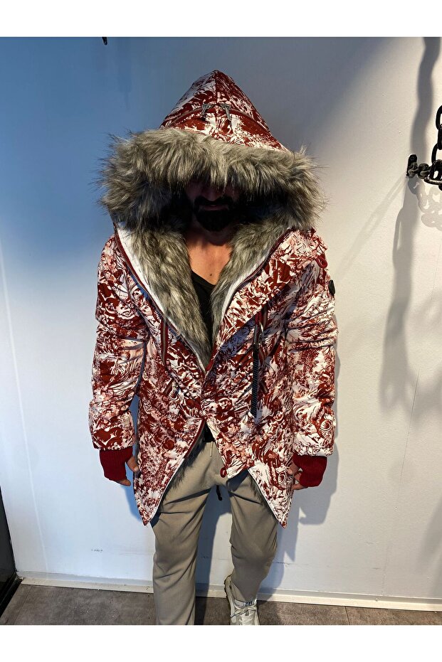 Dağ Desenli Mont - 3