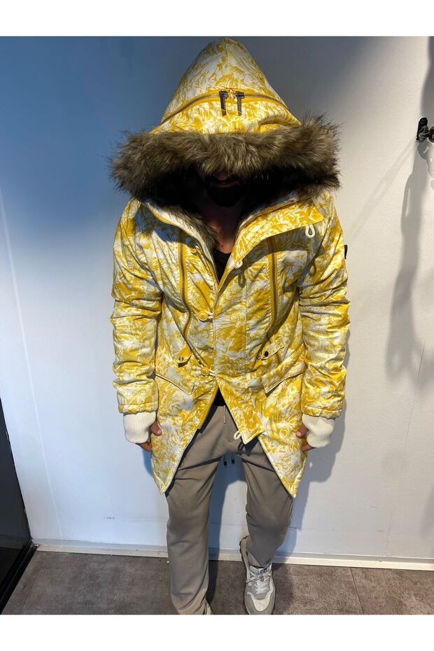 Dağ Desenli Mont - 3