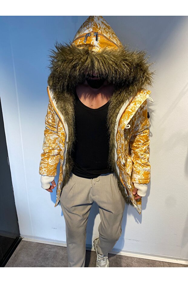 Dağ Desenli Mont - 1