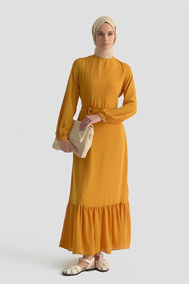 Trend Dress 25Yt924 Mustard
