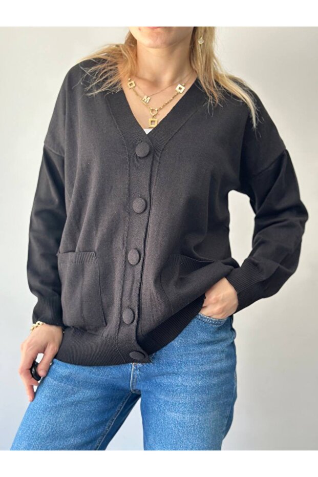 Cotton Pocket Cardigan