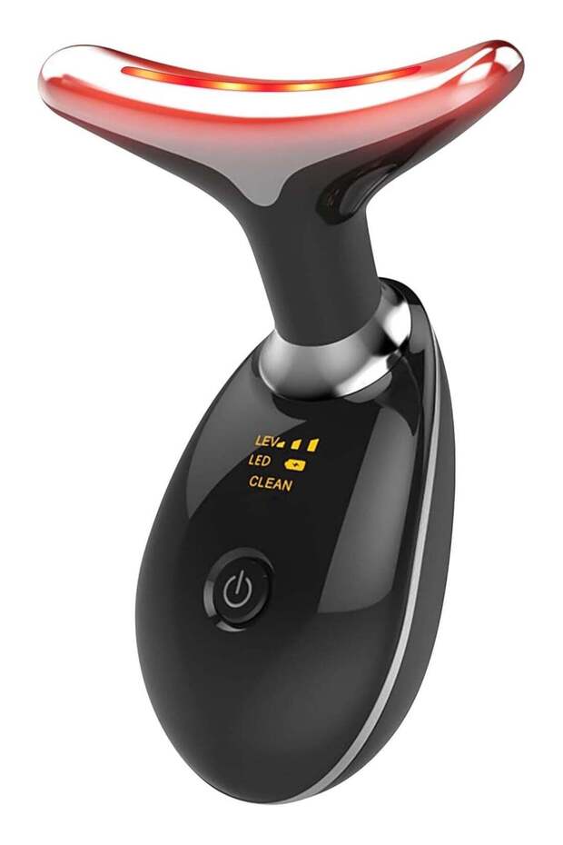 Neck & Chin Sculpting Massager – LED Red Light Therapy Device for Wrinkle Removal, Face Lift, Skin
