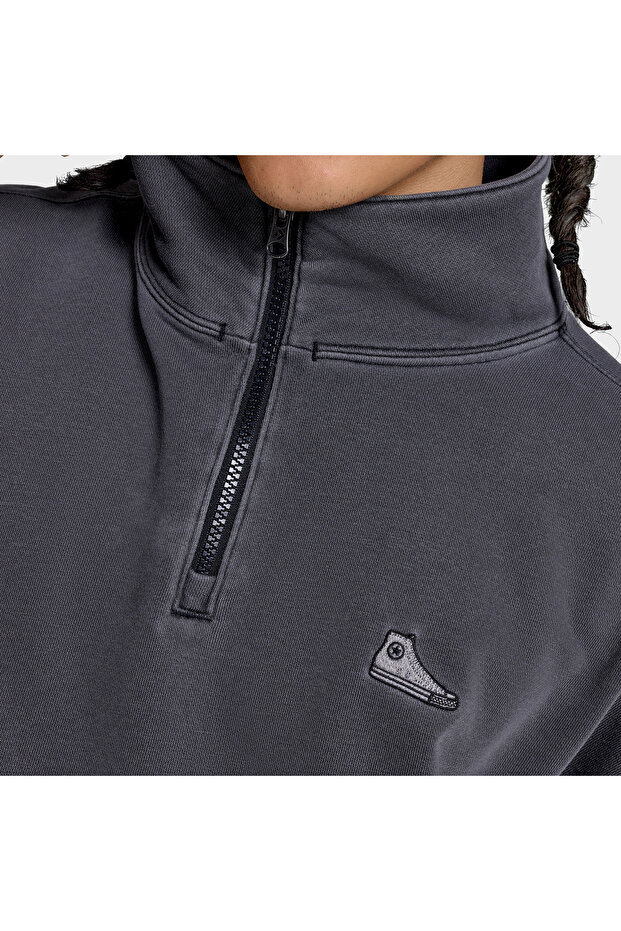 Classic Erkek Siyah Sweatshirt - 8