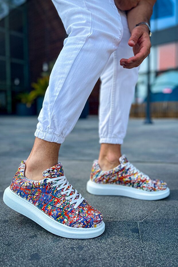 Ch254 - Cbt Pittura Men's Shoes 537 Crazy Splush White