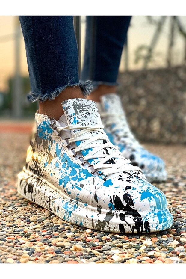 Ch265 Cbt Roma Printed Men's Shoes M.Benekli