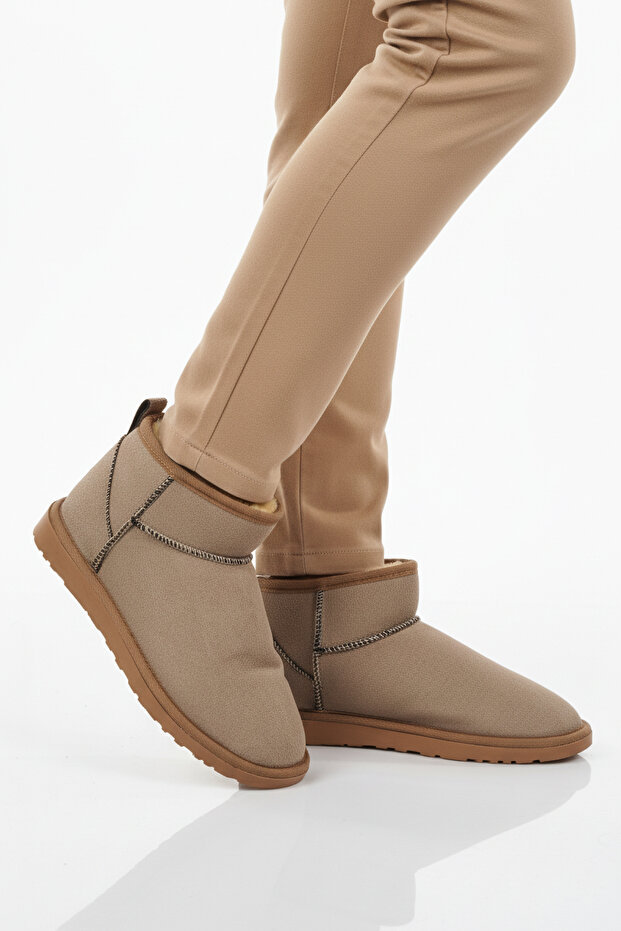Mink Fur Inside Cold Resistant Women's Boots U-19 Z