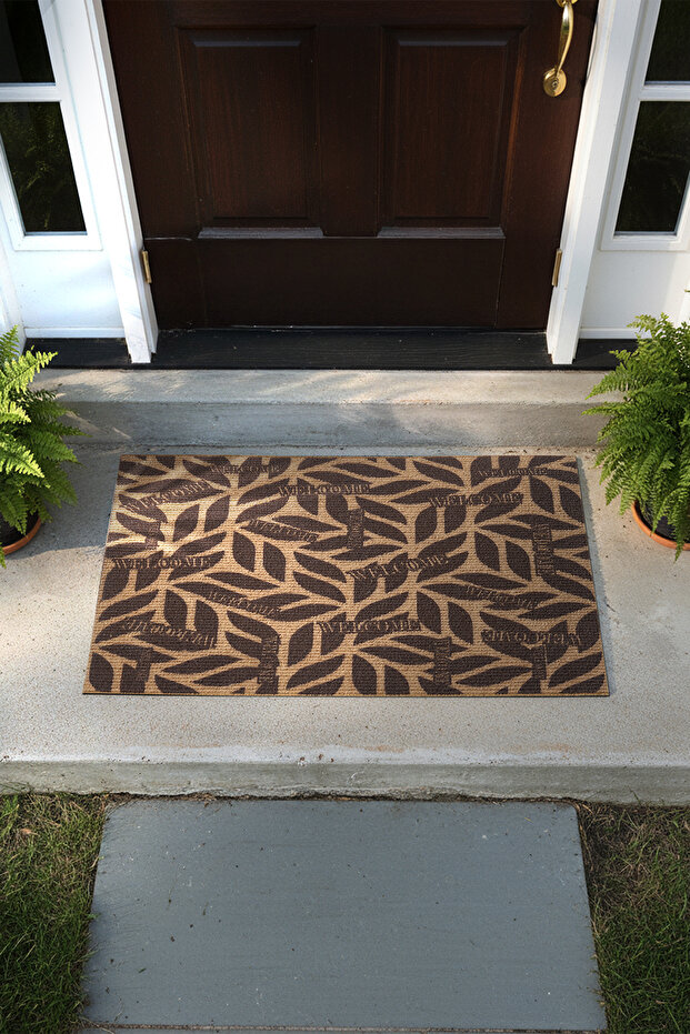 Charm Black Natural Welcome Doormat Outdoor Door Mat Bristle Front Door Mat 2002