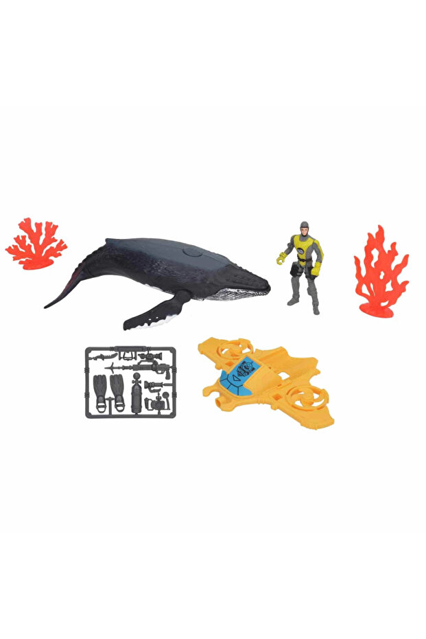 Wild Quest Surf Whale Research Play Set