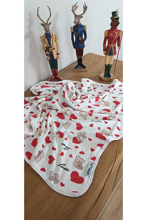 Cotton Double-Layered Combed Cotton Newborn Baby Blanket 80*90