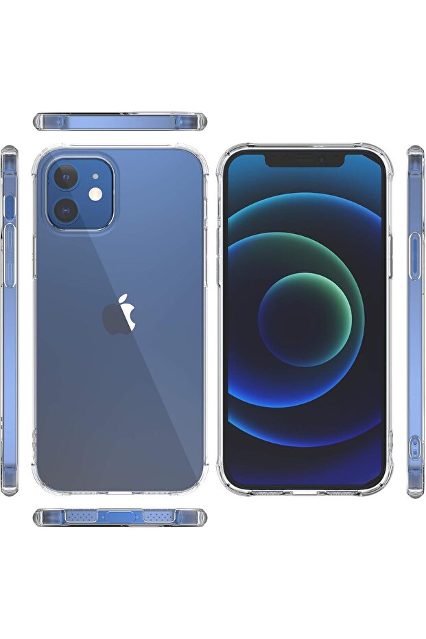 جراب حماية شفاف لهاتف iPhone 12 / iPhone Pro - 6