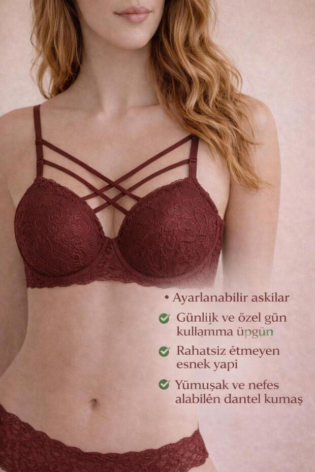 Sütye Çapraz Askılı Desteksiz - 3