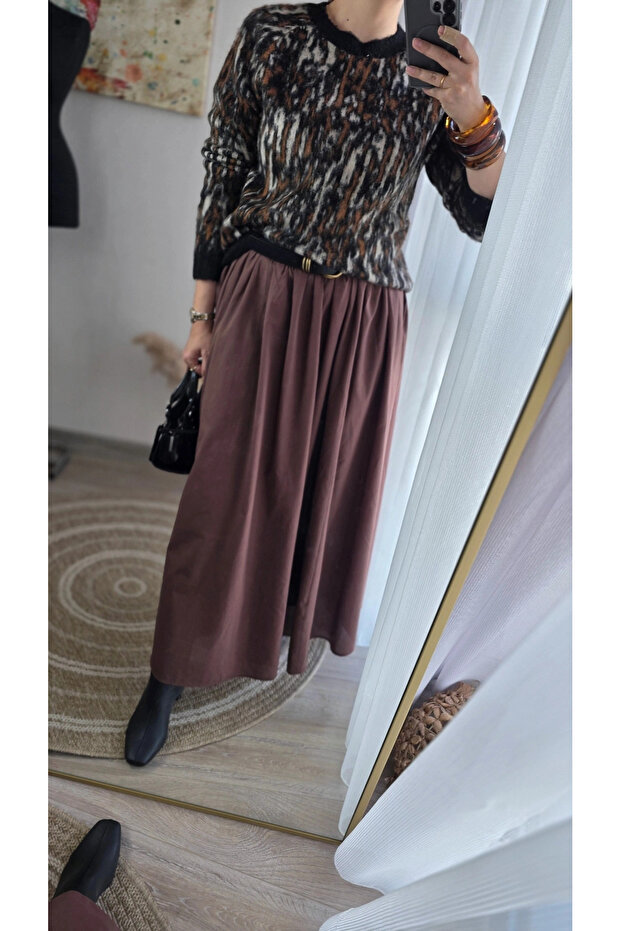 Qustyle Astarlı Etek - 2